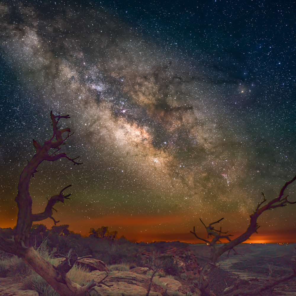 Milky Way over Comb Ridge